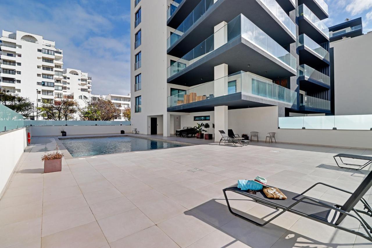 Sky Beach Apartment Quarteira Exterior foto
